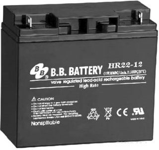 Аккумуляторная батарея BB Battery HR 22-12 AGM