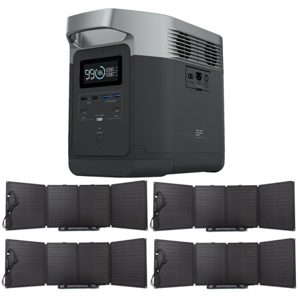 Комплект EcoFlow DELTA + 4*110W Solar Panel