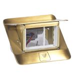 Висувний люк Legrand 3 модуля латунь