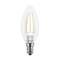 Світлодіодна LED лампа MAXUS C37 FM-C свічка (філам) 4W 3000K 220V E14 (1-LED-537-01)