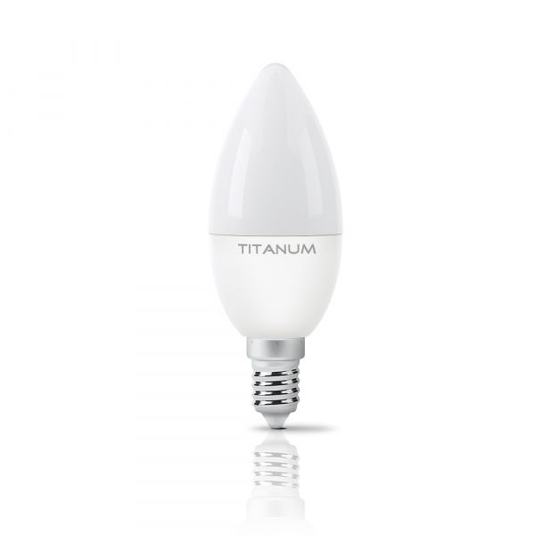 LED лампа TITANUM C37 6W E14 4100K