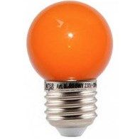 Лампа светодиодная оранжевая 1,2W E27 G45 Lemanso LM705