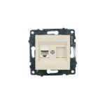 Механизм розетки компьютерной (CAT6) Ovivo Grano кремовый