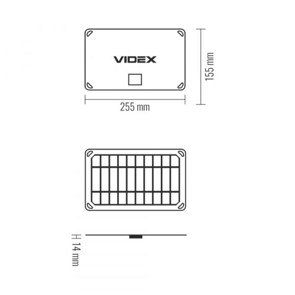 Портативное зарядное устройство солнечная панель VIDEX VSO-F505U 5W