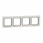 Рамка 4-постова Штучне Біле скло Sedna Elements Schneider Electric SDD360804