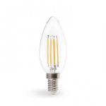Лампа светодиодная свеча 4W E14 2700K filament Feron LB-58 C37