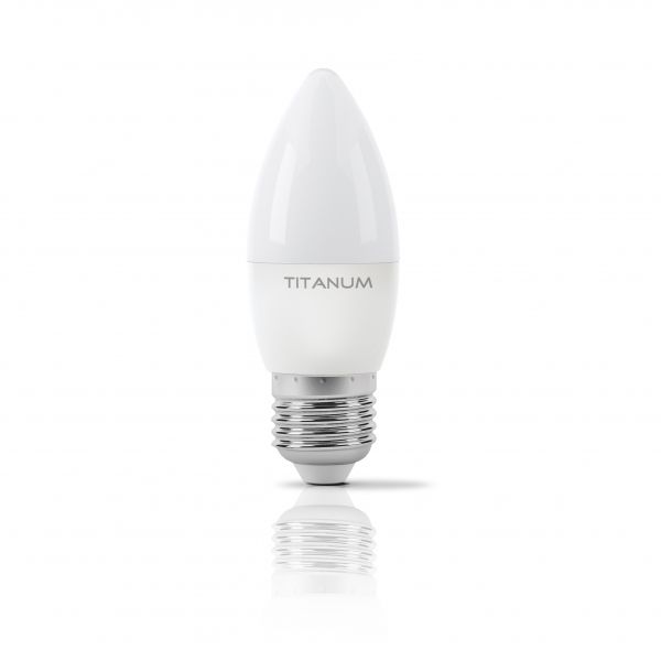 LED лампа TITANUM C37 6W E27 4100K
