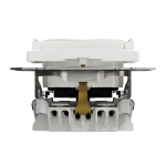 Розетка з заземленням, зі шторками та кришкою Білий Sedna Design Schneider Electric SDD111024
