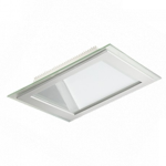 Встроенный светодиодный светильник квадрат 20W-6000 GLASS
