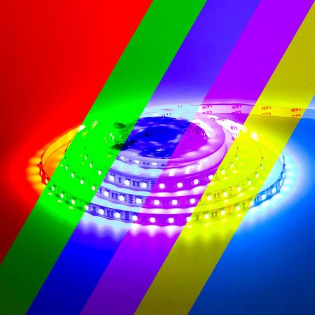 Светодиодная лента 5м 12V SMD5050 96LED IP20 Standart RGB