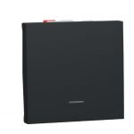 NU320354S Перемикач 1-клавішний з нейтраллю 10А 2 модуля Schneider Electric Unica New антрацит
