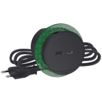 Блок розеток USB тип А + тип С INS44009 Антрацит Schneider Electric