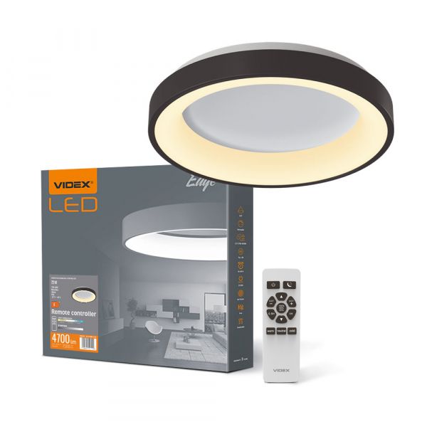 LED светильник VIDEX EDGE-RC-72W-BLACK (VLE-ERC-72B)