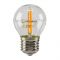 Лампа светодиодная 2W E27 Velmax V-Filament-G45 оранжевая