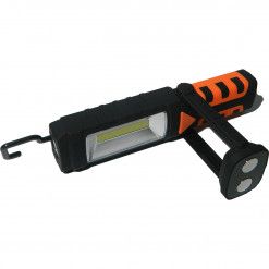 Фонарик LEMANSO 3W+3W LED+3RED LED с магнитом и аккумулятором 1800mah желтый LMF9314