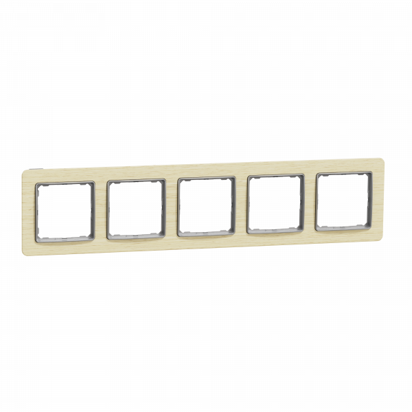 Рамка 5-постова Штучне дерево Sedna Elements Schneider Electric SDD380805