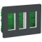 Блок unica system+ скрытая установка 3х4 Антрацит NU173454 Schneider Electric