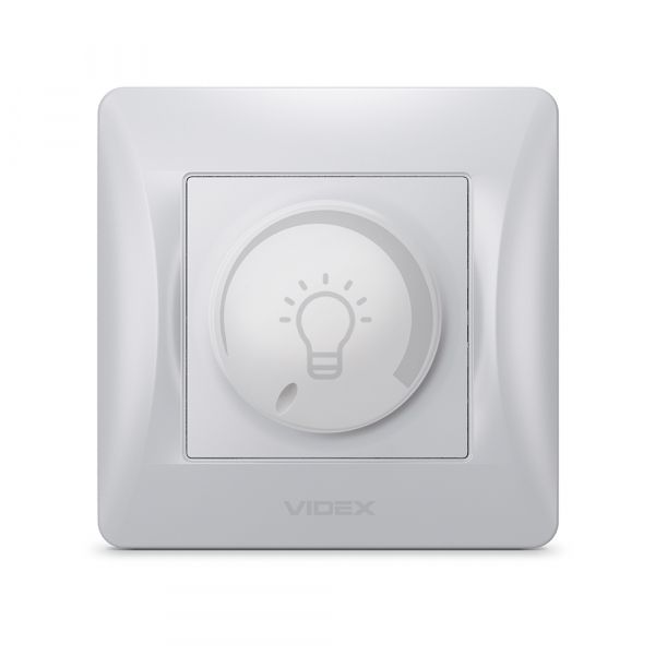 Диммер LED 200Вт серебряный шелк VIDEX BINERA
