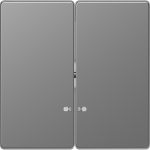 Клавиша 2-я с линзой для LED модуля Merten D-Life MTN3420-6036 Нержавеющая сталь