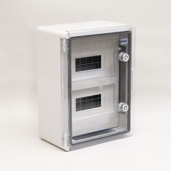 Корпус модульный (2х8Р) ударостойкий 250х350х150 с проз. дв. IP65