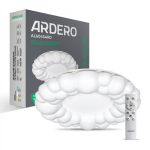 Світлодіодний світильник ASTER коло з пультом 72W 5400Lm 2700K-6500K 500х100mm Ardero білий AL6045ARD
