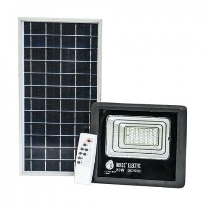 Прожектор світлодіодний з сонячною панеллю Horoz TIGER 25W 6400K