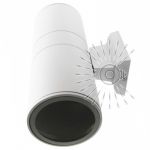 Підсвітка для стіни біла LED Lemanso 2хE27 - G45/A60 IP65 LM1109