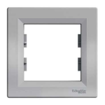 Рамка 1-местная Алюминий Asfora Plus Schneider Electric EPH5800161