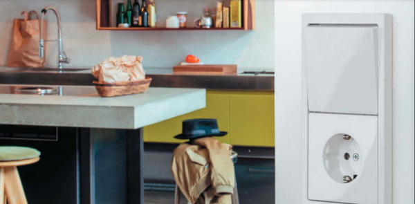 Клавиша 1-ная Звонок с линзой для LED модуля Merten D-Life MTN3325-6035 Белый лотос
