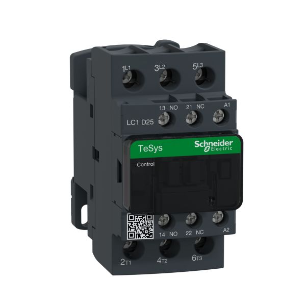 LC1D25Q7 Контактор D 3Р 25А НО+НЗ 380V Schneider Electric