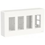 NU124418 Блок unica system+ відкрита вставка 4х4 білий