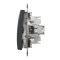 Одноклавішний перемикач Чорний Sedna Design Schneider Electric SDD114106