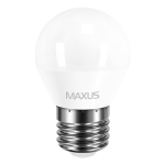 Світлодіодна LED лампа MAXUS G45 F 4W тепле світло 220V E27 (1-LED-549)