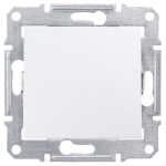 Переключатель одноклавишный проходной, белый Sedna Schneider Electric SDN0400121