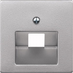 Лицевая панель розетки rj45 алюминий Valena Legrand 770255