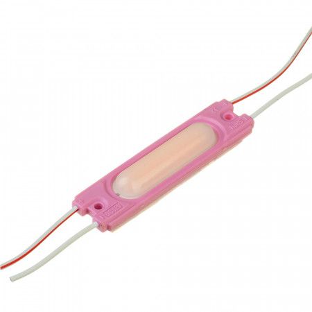 Світлодіодний модуль матовий 12V COB 1,5Вт 1 діод IP65 Standart рожевий