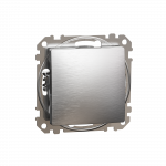 Одноклавішний вимикач, Матовий алюміній, Sedna Design&Elements,SDD170101 Schneider Electric