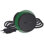 Блок розеток USB тип А + тип С INS44009 Антрацит Schneider Electric