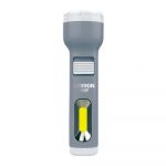 LED фонарь ручной аккумуляторный Lebron L-HL-30 1W + 1W COB USB 1200mAh Li-Ion серый