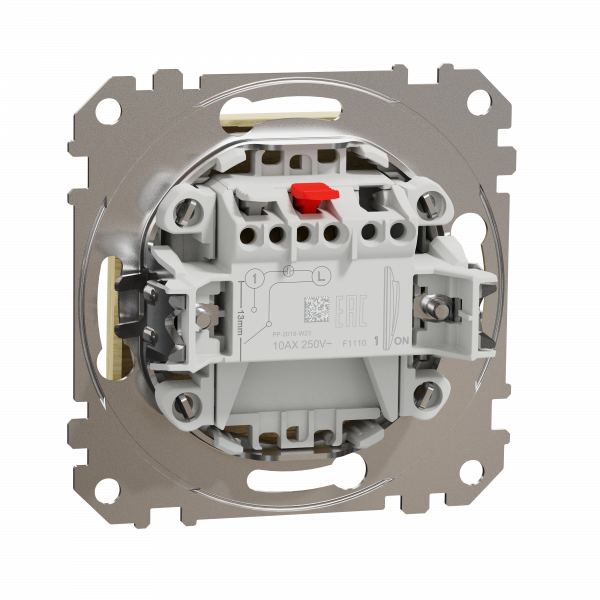 Одноклавішний вимикач, Береза, Sedna Design&Elements, SDD180101 Schneider Electric