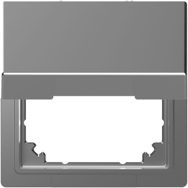 Адаптер с крышкой для интеграции System M в D-Life Merten D-Life MTN4081-6036 Нержавеющая сталь