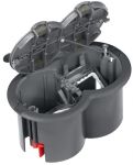 Лючок фальшпідлога 2 модулі UNICA сірий Schneider Electric ETK44104