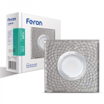 Вбудований світильник Feron CD834 під цоколь GU5.3 з LED підсвічуванням