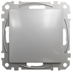 Одноклавішний вимикач, Алюміній, Sedna Design&Elements, SDD113101 Schneider Electric