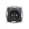 Розетка з заземленням + 2 USB тип А Чорний Sedna Design Schneider Electric SDD114052