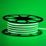Светодиодный неон 220V 8х16mm SMD2835 120LED IP67 зеленый
