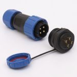 Коннектор вологозахищенний SP-20 4pin