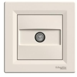 Розетка телевизионная TV конечная кремовая Asfora Schneider Electric EPH3200123 