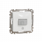 Датчик руху із вимикачем 10 A Білий Sedna Design Schneider Electric SDD111504