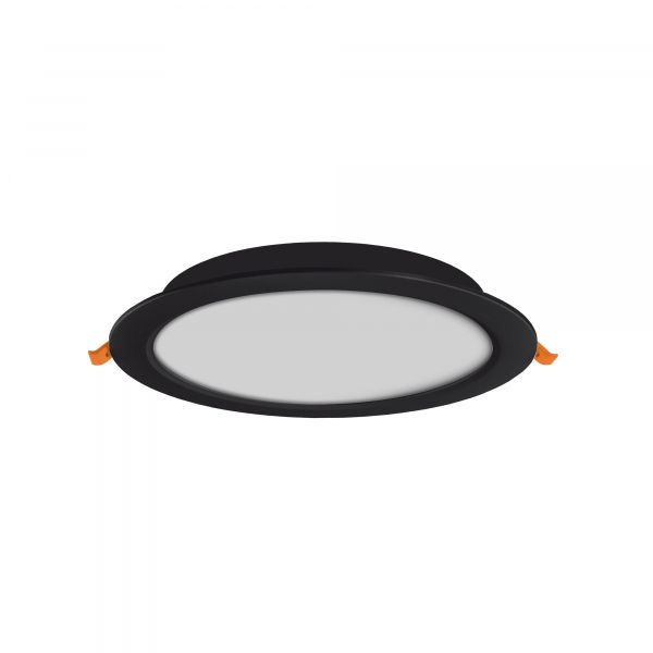 LED светильник Back встроенный круглый VIDEX 20W 5000K Black